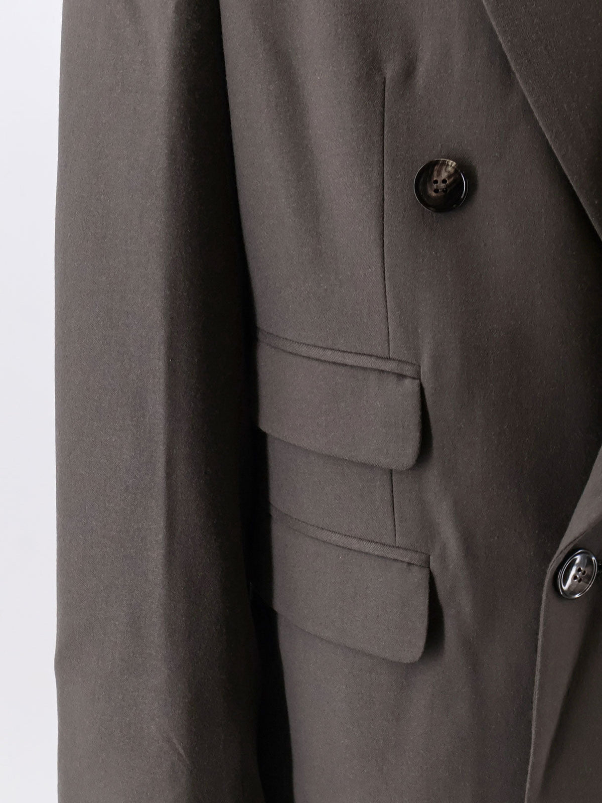 Giorgio Armani Oversized fluid virgin wool suit - Blue