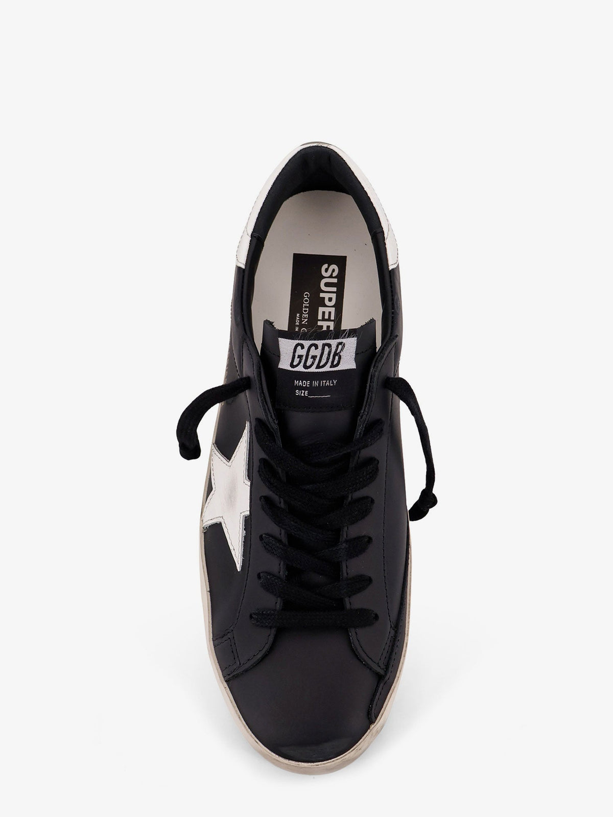 Golden Goose Deluxe Brand Super-Star leather sneakers - Black White