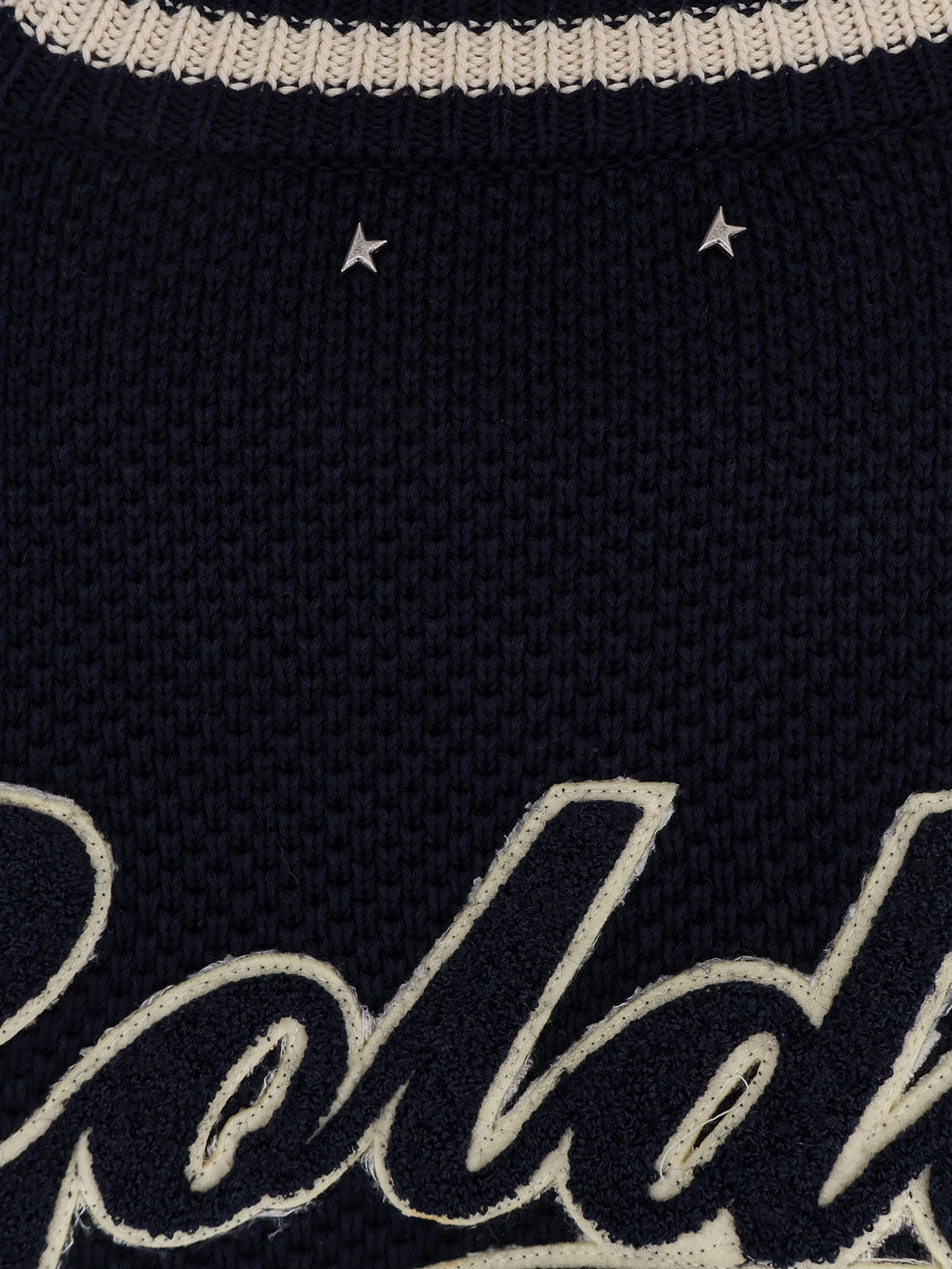 Golden Goose Deluxe Brand Journey cotton knit sweater - Dark Blue