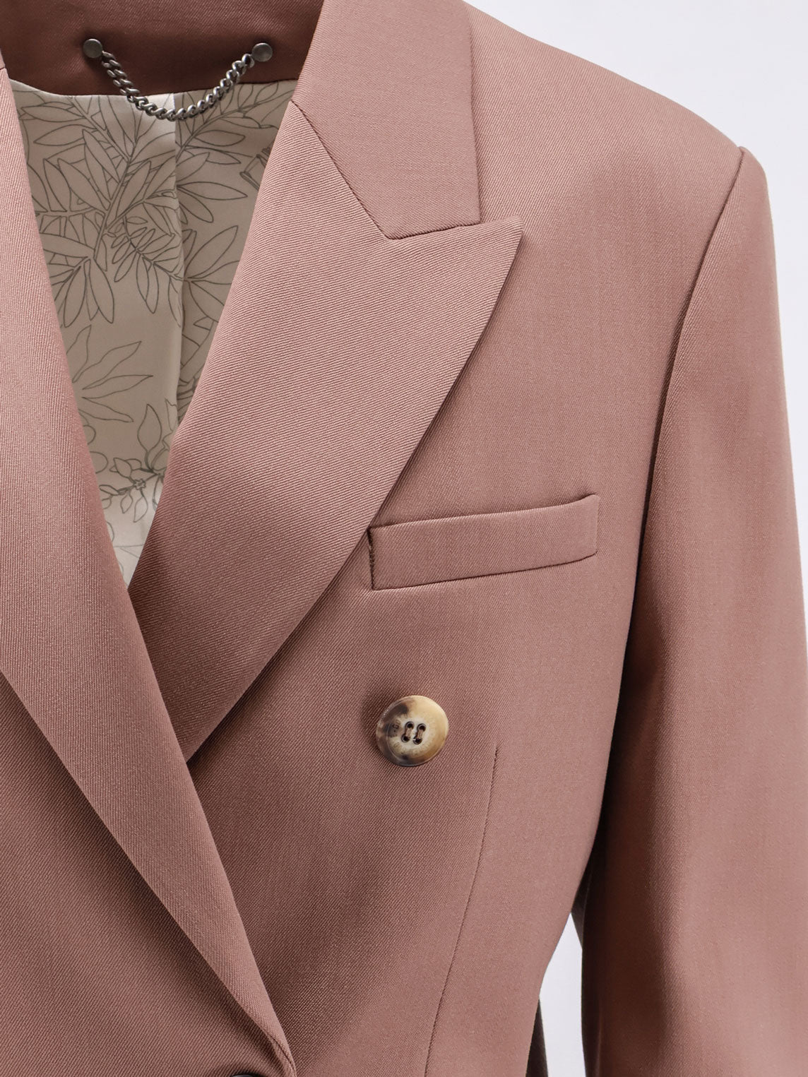 Golden Goose Deluxe Brand Diva Light Dry Wool Blazer - Bronze Pink