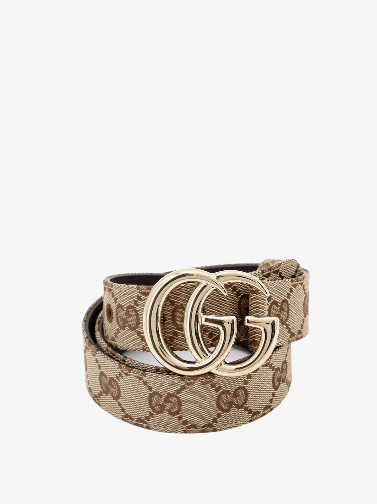Gucci GG Marmont coated canvas belt - Beige