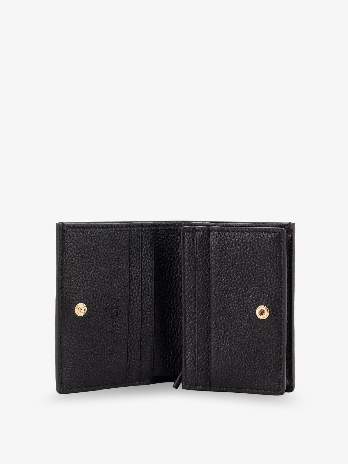 Gucci Mini leather wallet and GG Supreme fabric - Blackbeigeebony