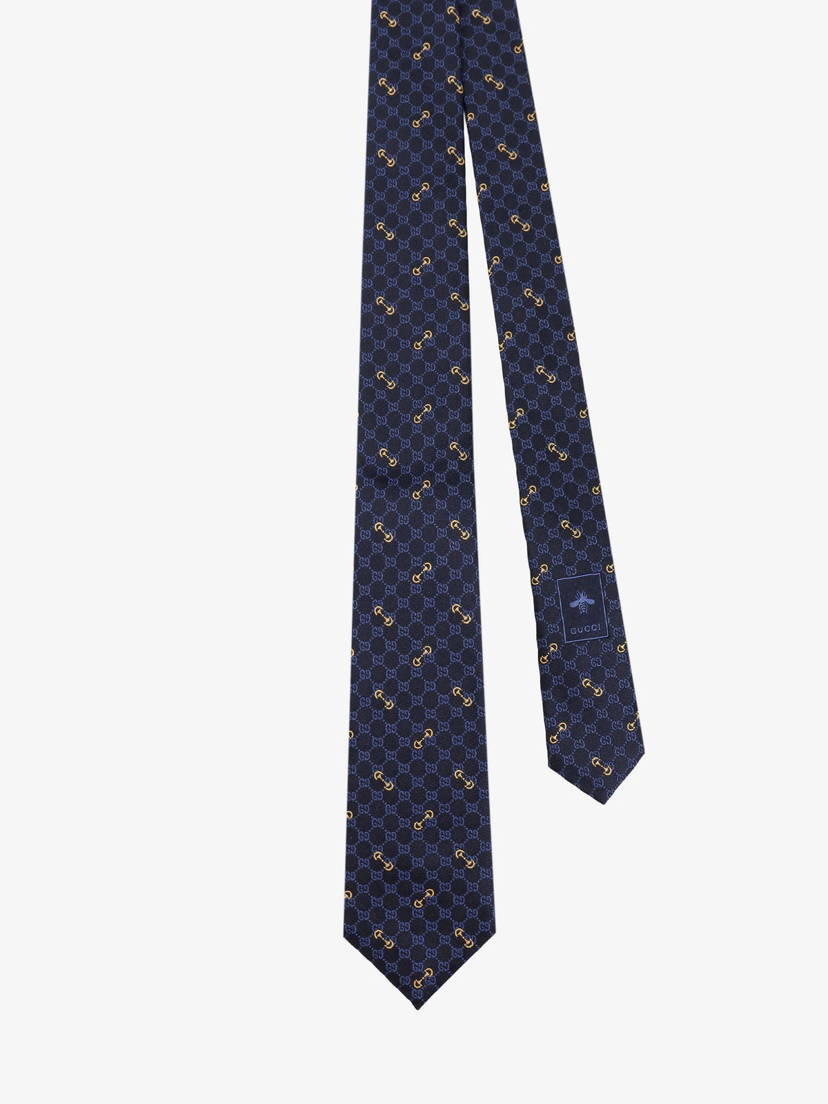 Gucci Silk Morset Tie - Mid.Nightblskyblu