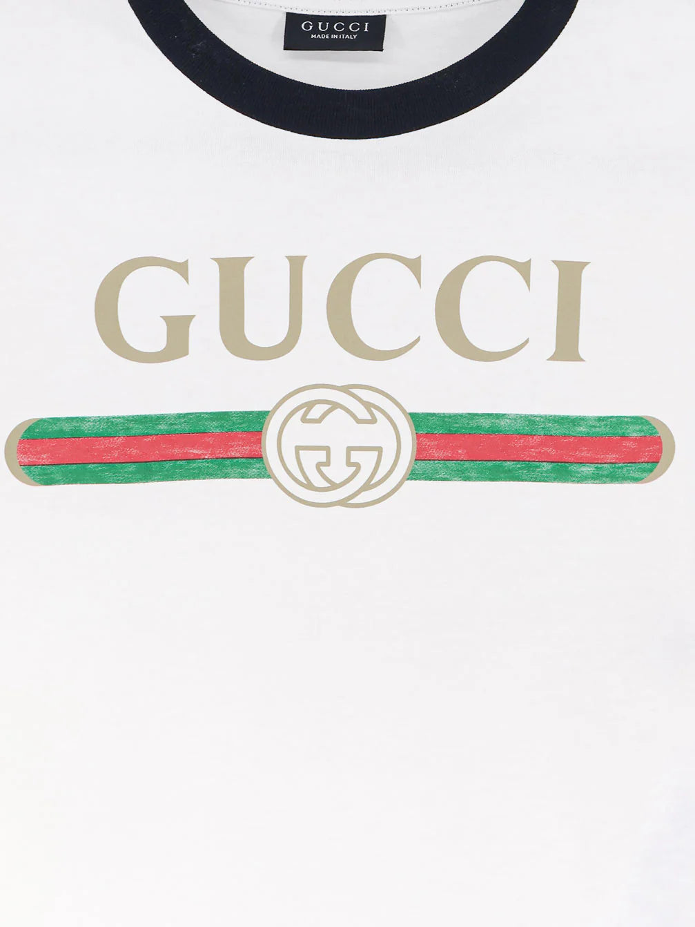 GUCCI - Cotton t-shirt with iconic print
