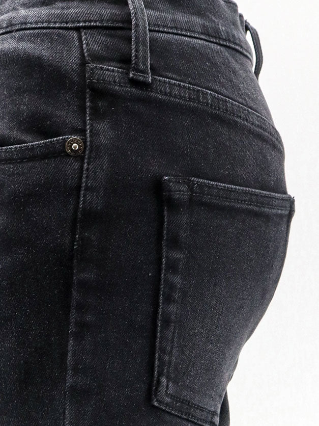 GUCCI - Slim Fit black denim trousers