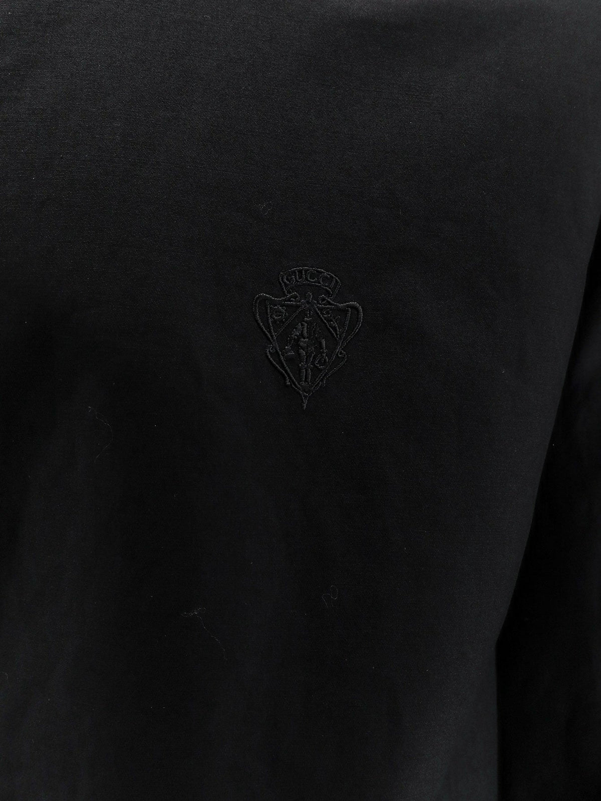 Gucci Reversible cotton and GG nylon jacket - Black
