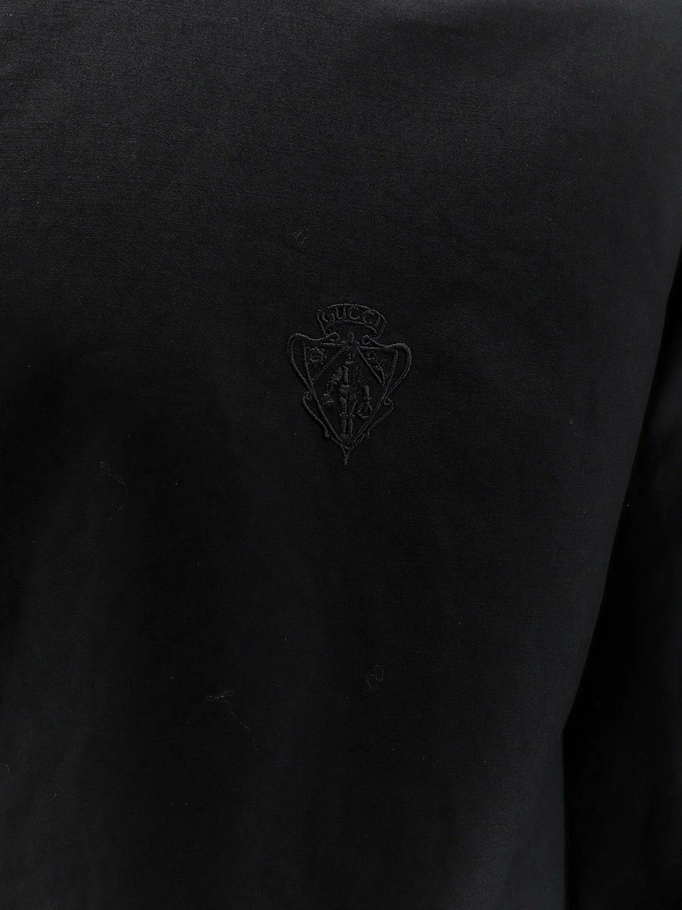 GUCCI - Reversible cotton and GG nylon jacket