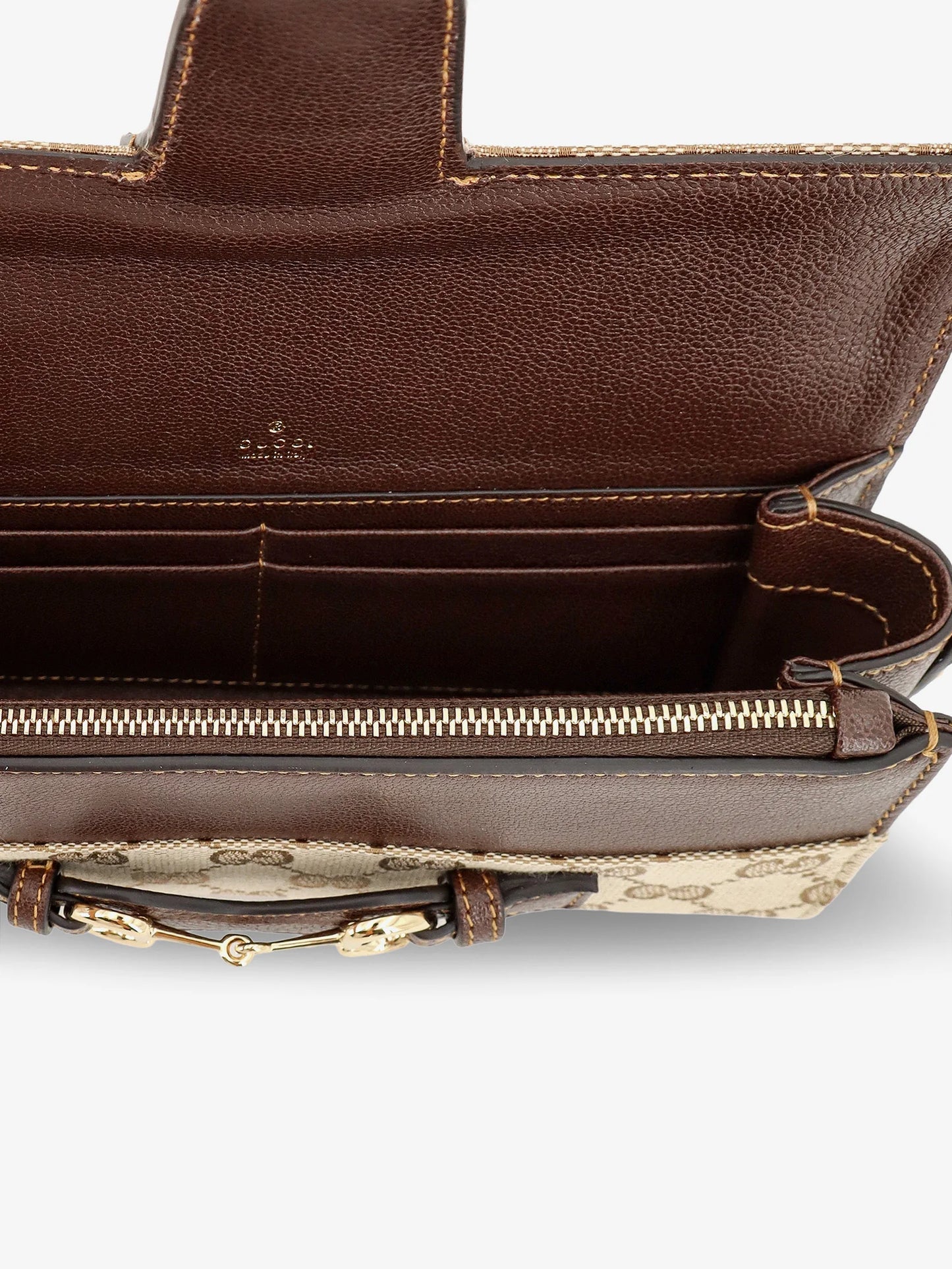 GUCCI - Wallet with chain and Horse Clip