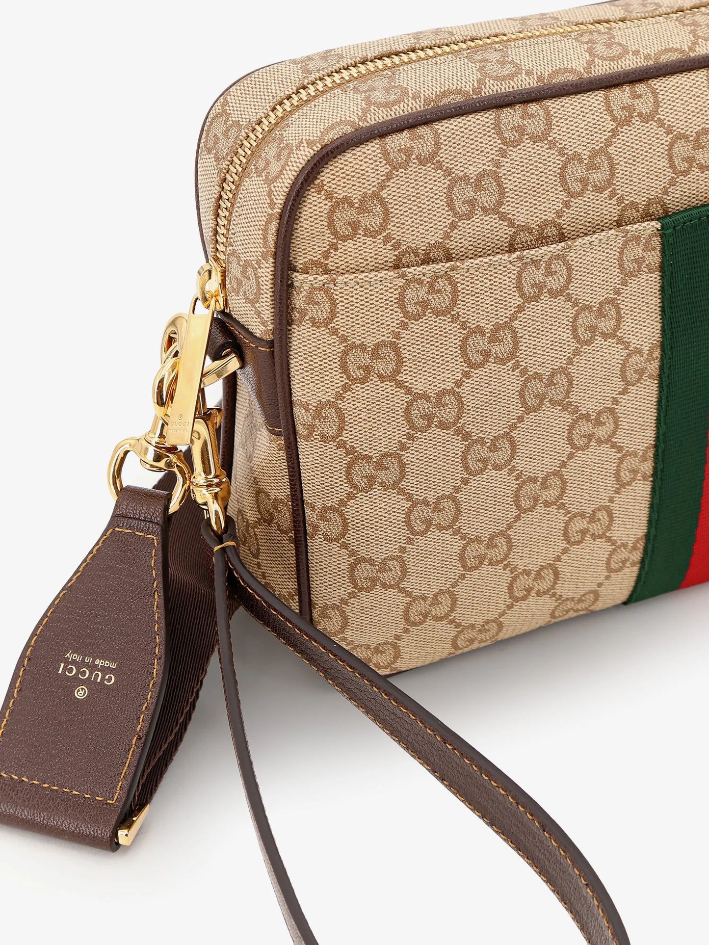 GUCCI - Small crossbody bag with Web detail