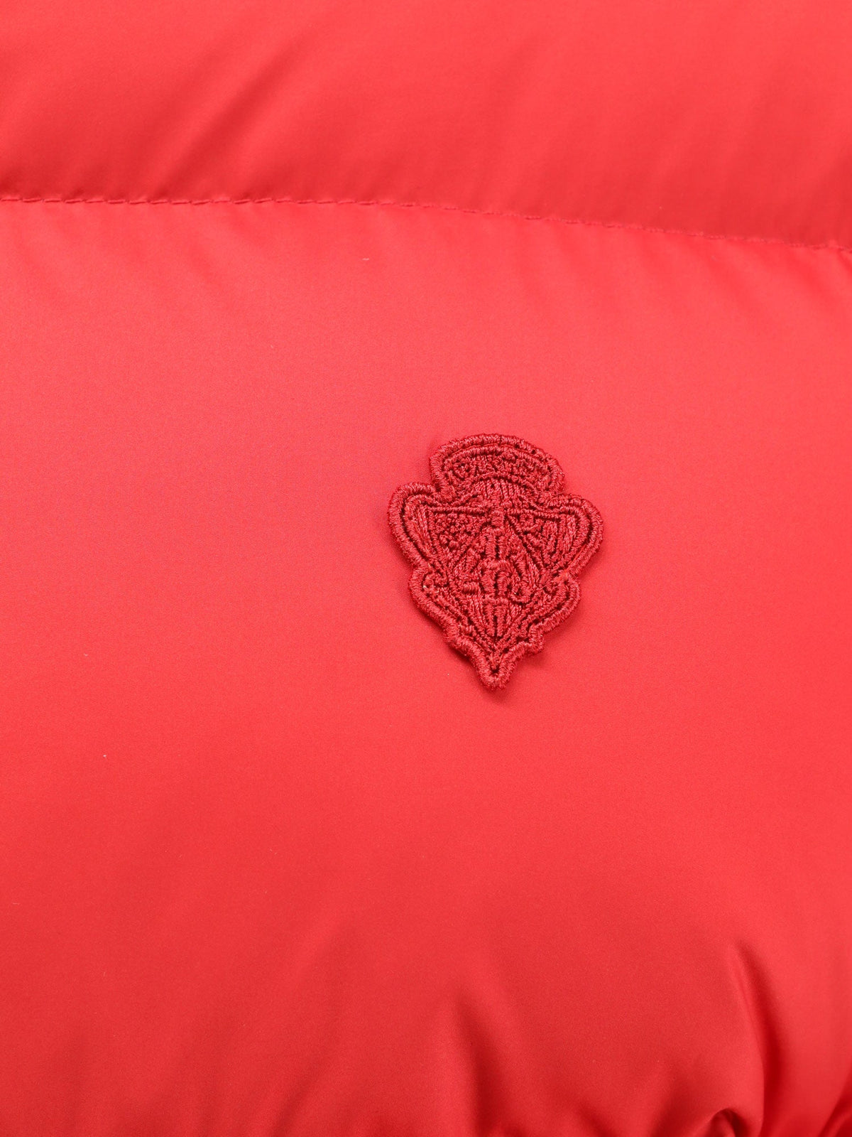 Gucci Crop Fit down jacket with iconic crest - Flame