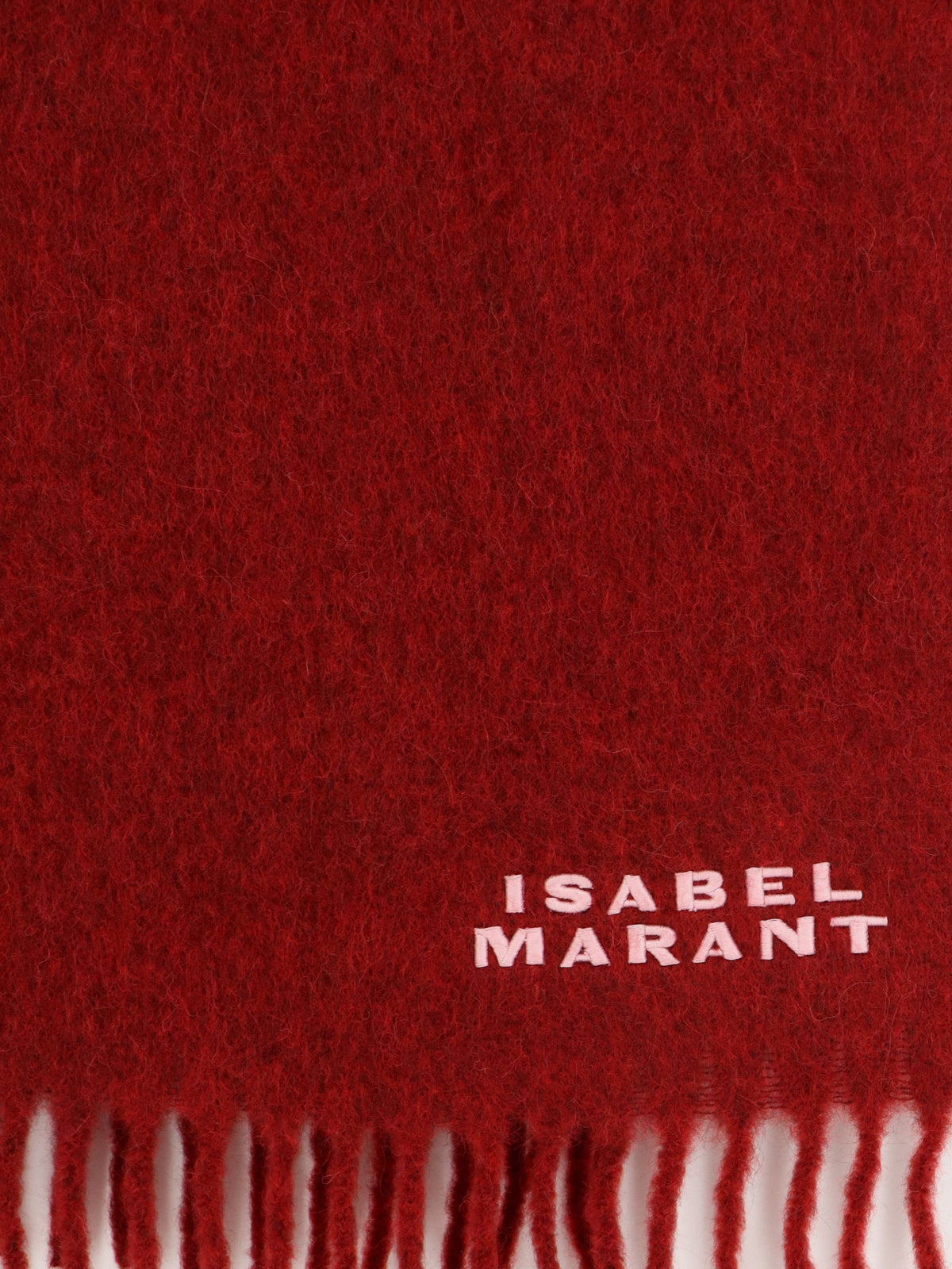 Isabel Marant Firmy alpaca blend scarf - Burgundy