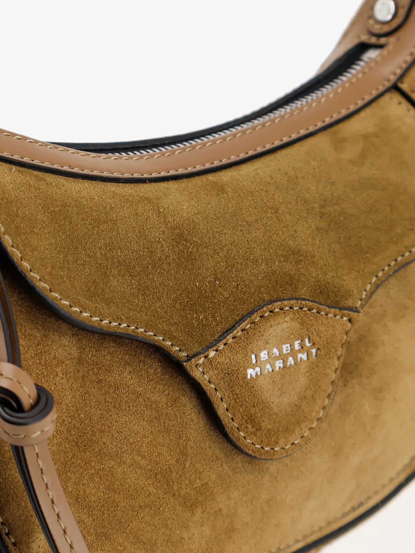 ISABEL MARANT - Oskan Moon suede shoulder bag