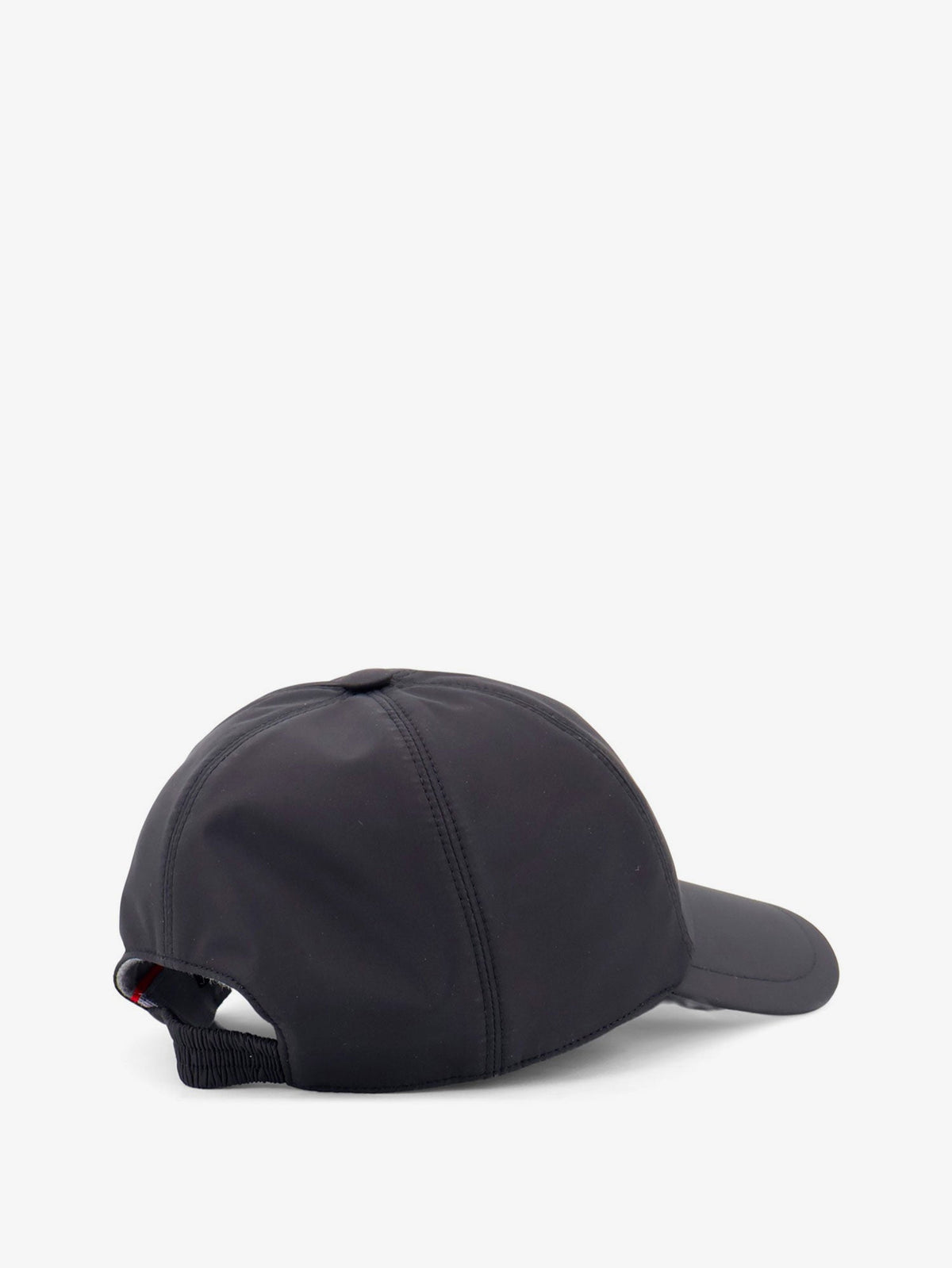 Kiton Nylon hat with embroidered logo on the front - Nero