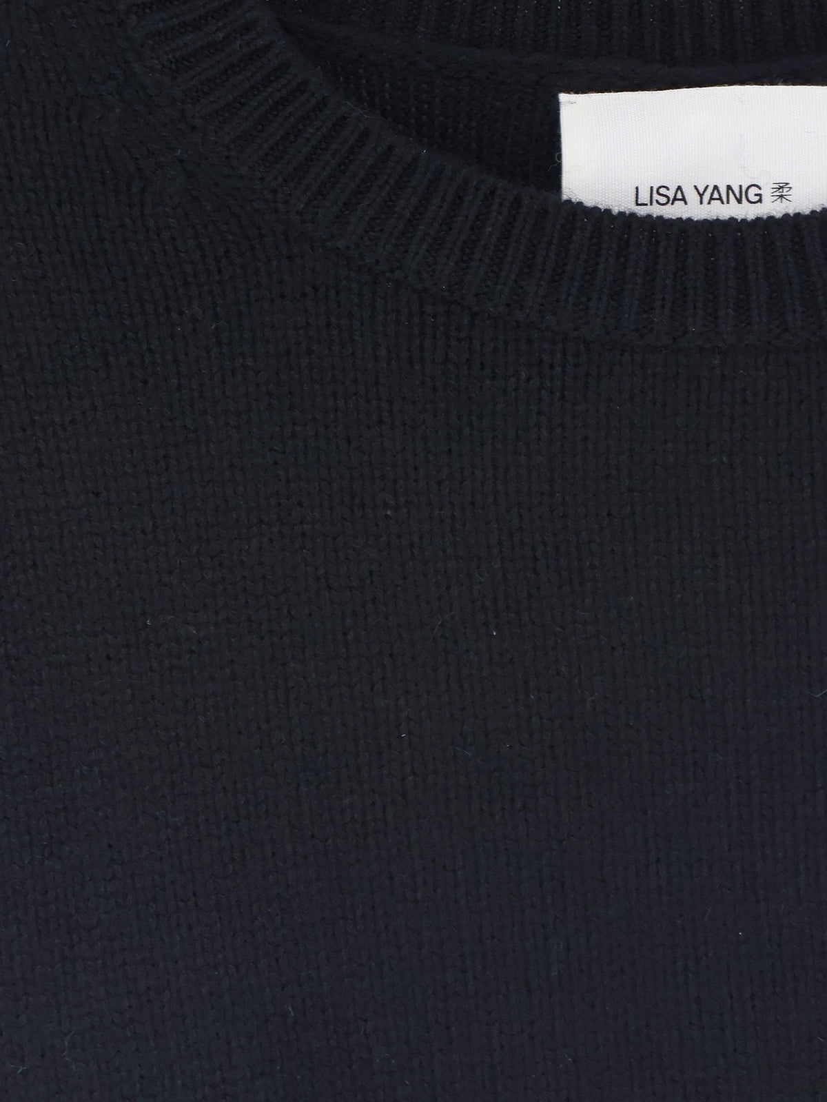 Lisa Yang Mila cashmere sweater with ribbed knit - Black