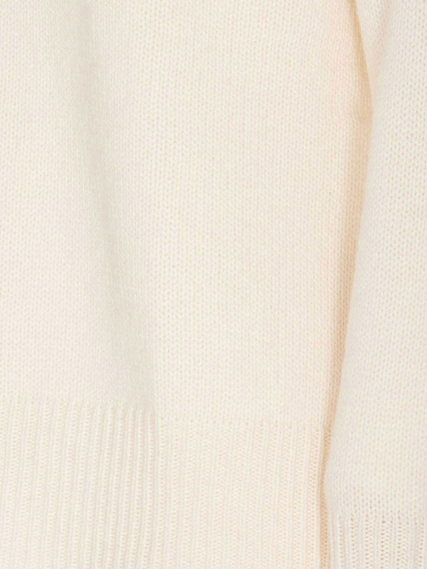 Lisa Yang Mila cashmere sweater with ribbed knit - Cream