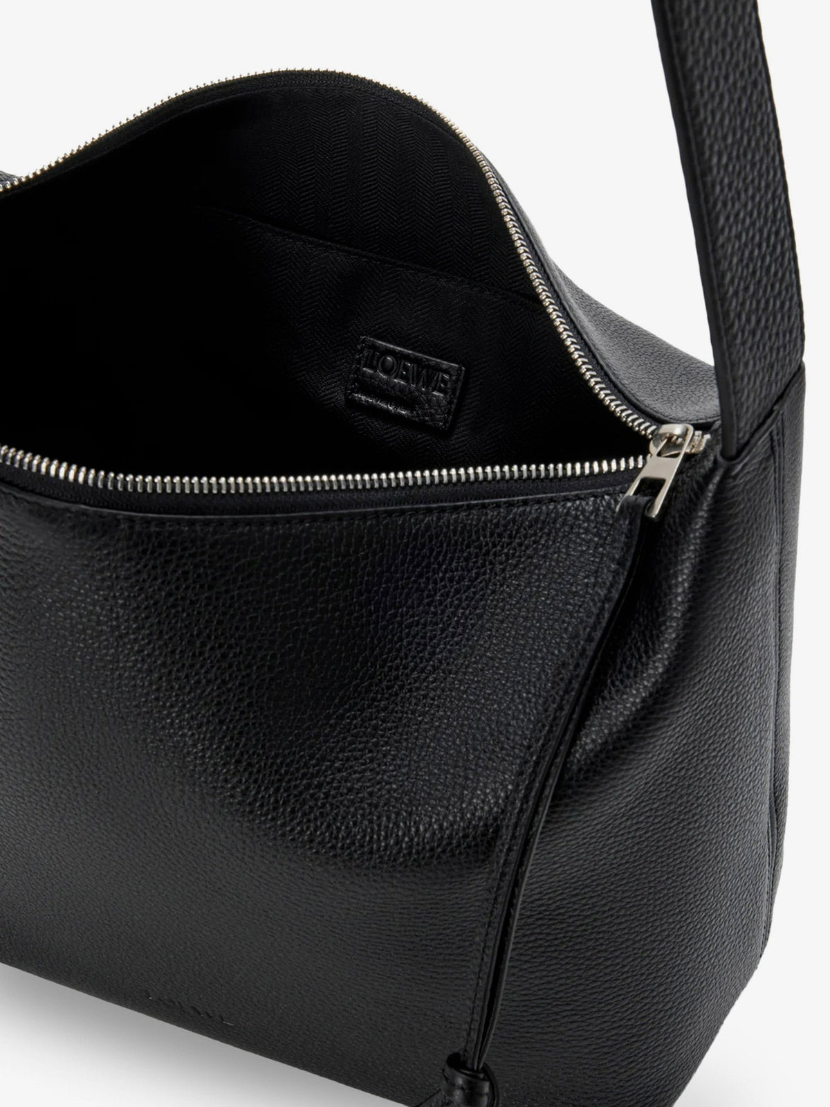 Loewe Loop leather crossbody bag - Black