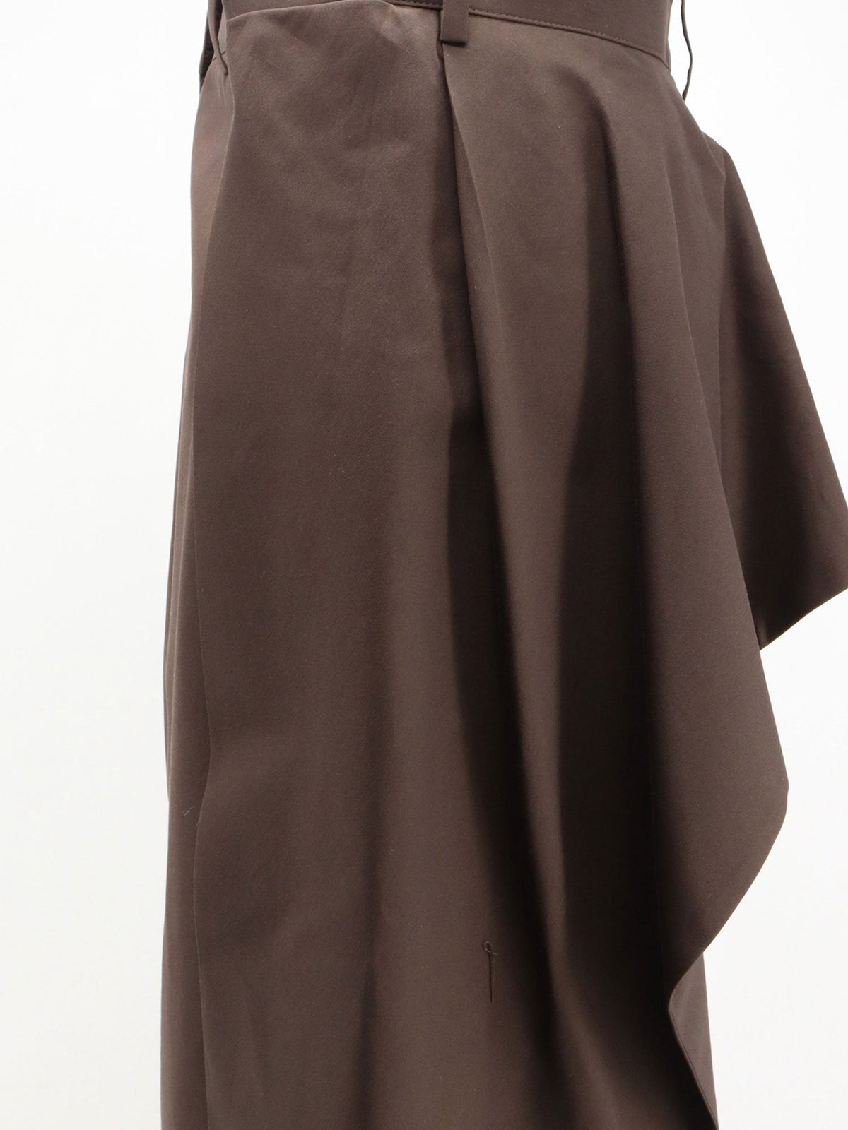 Loewe Cotton and silk blend trousers - Brown