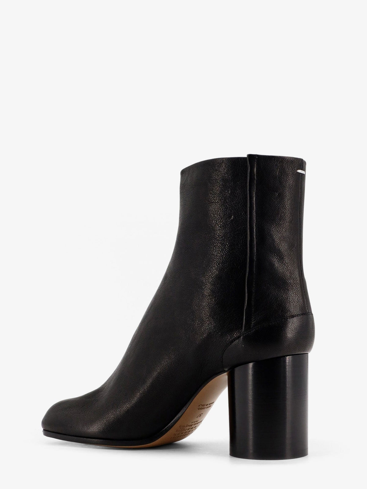 Maison Margiela Leather Tabi Boots - Black