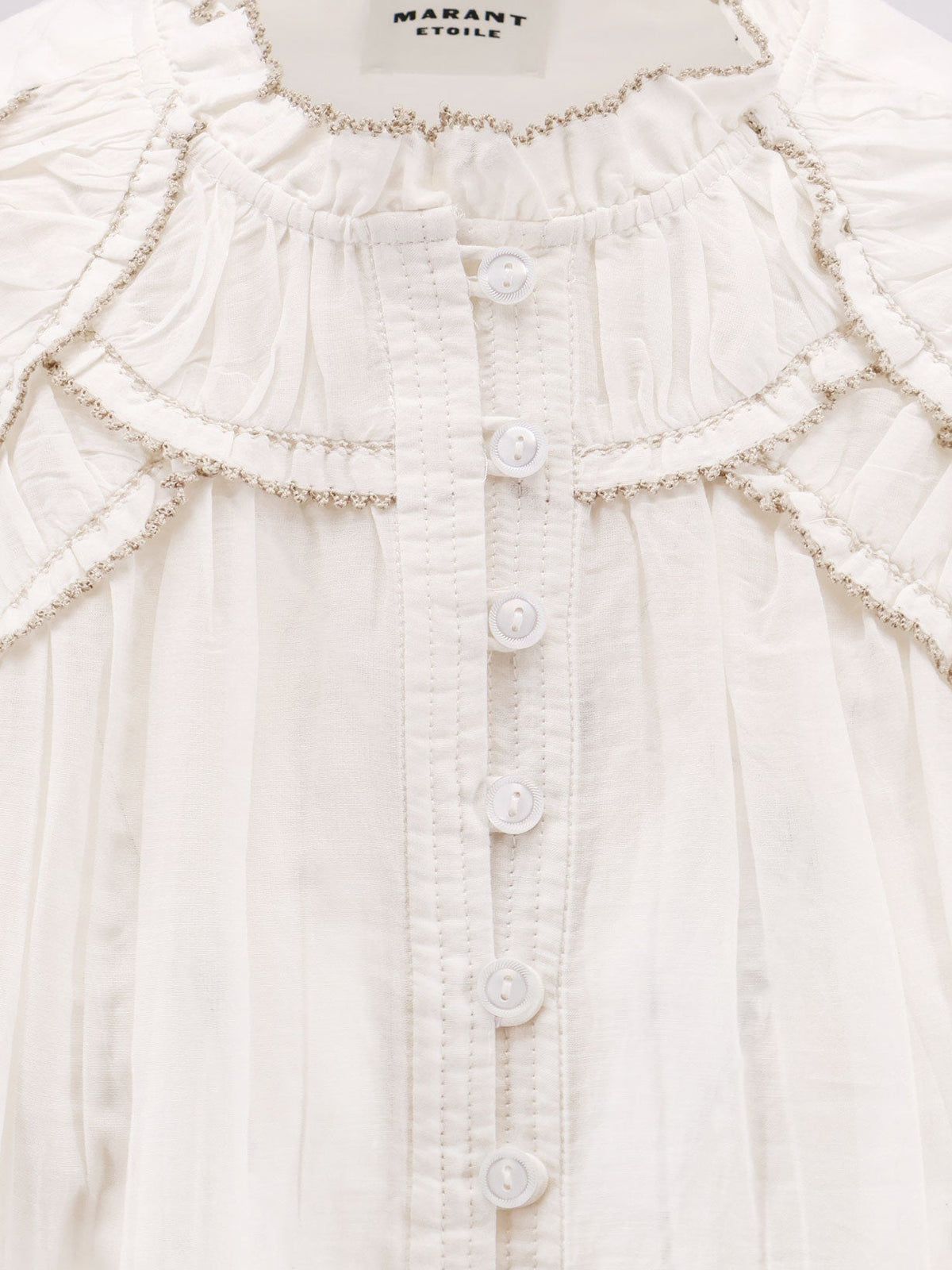 Marant Étoile Christa cotton and viscose shirt - White