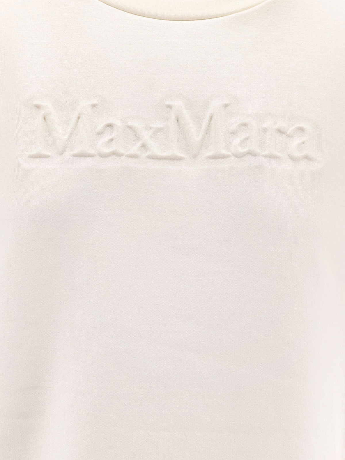 Max Mara Berma cotton and silk sweatshirt - Bianco