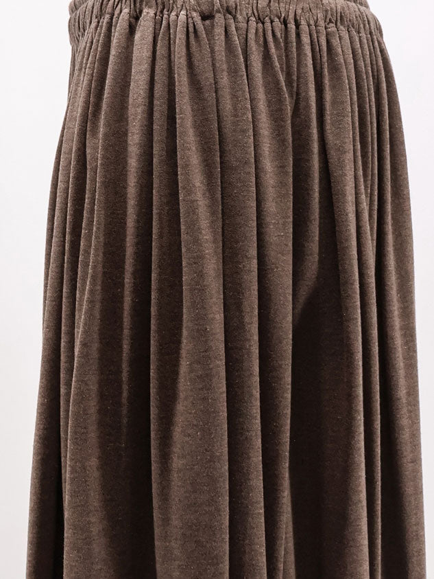 Max Mara MXMLivrea pleated jersey long skirt - Cacha'Scuro