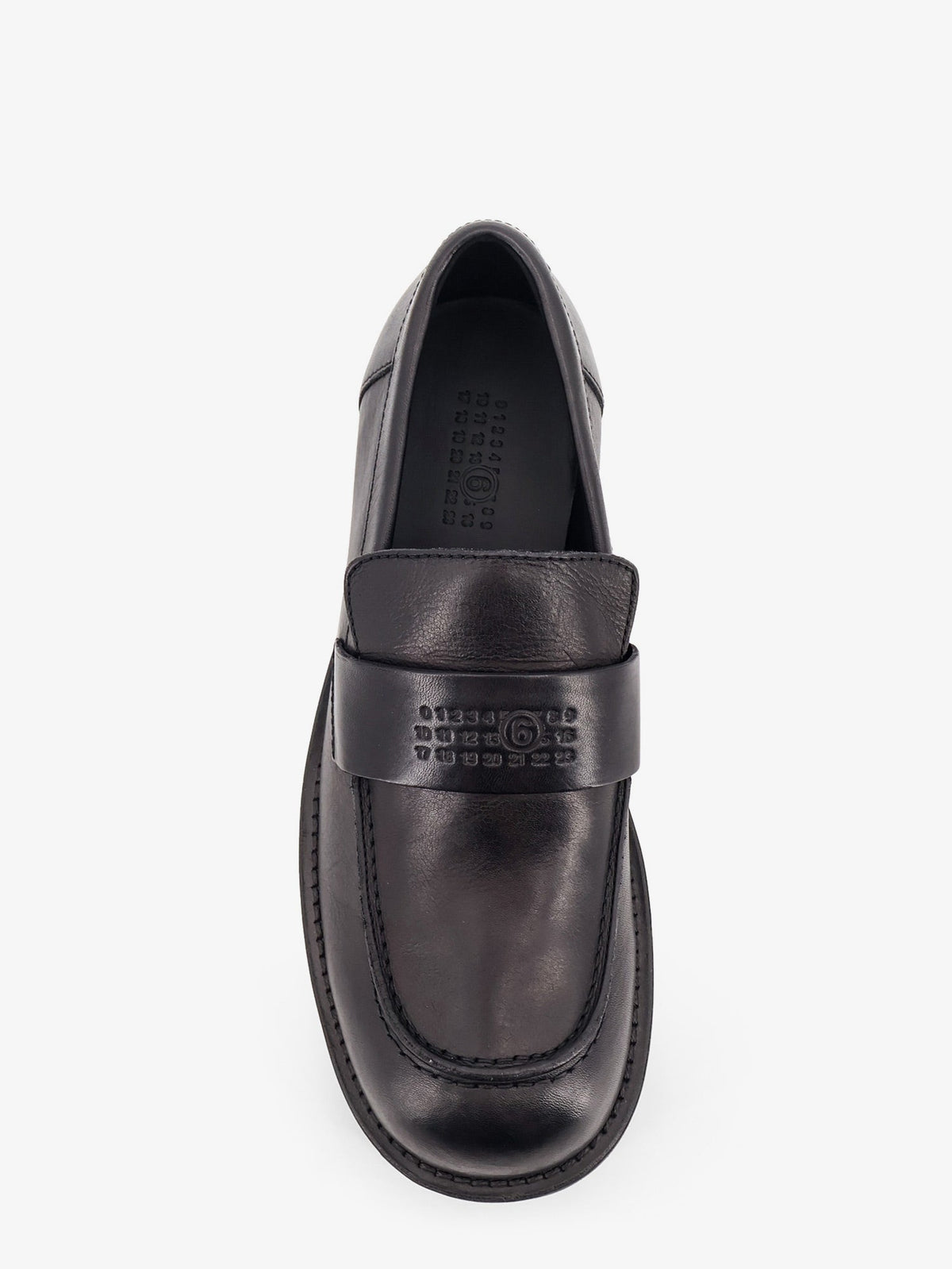 MM6 Maison Margiela Leather loafers - Black