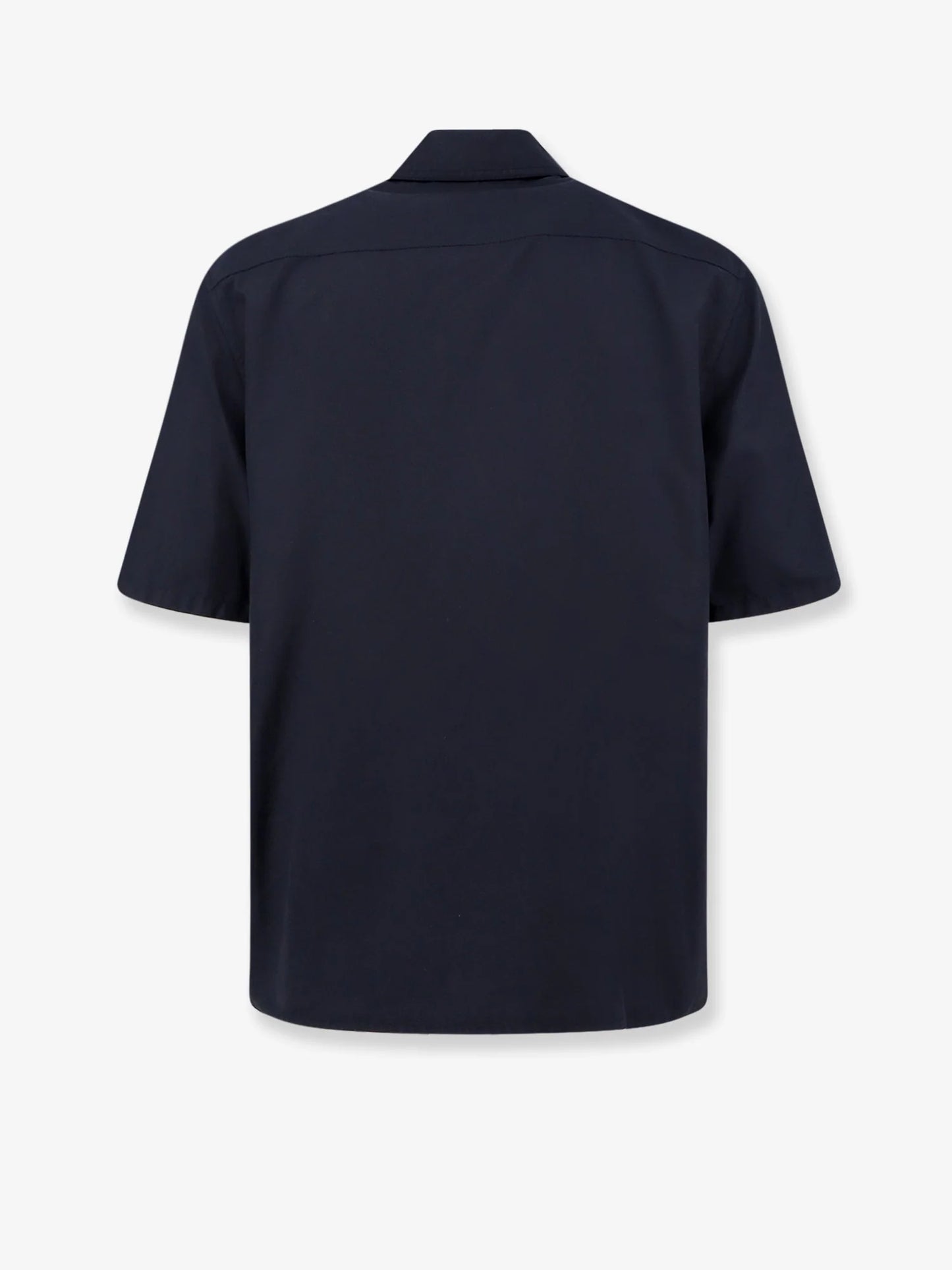 MONCLER - Cotton blend shirt with zip