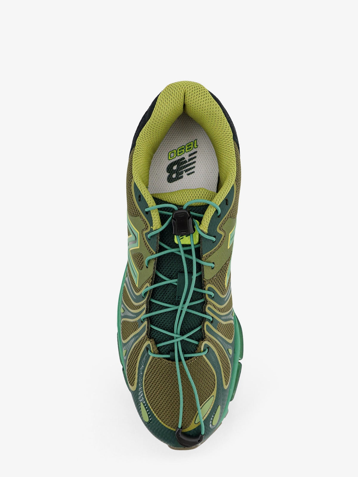 New Balance U18907 mesh sneakers with iconic side logo - Green