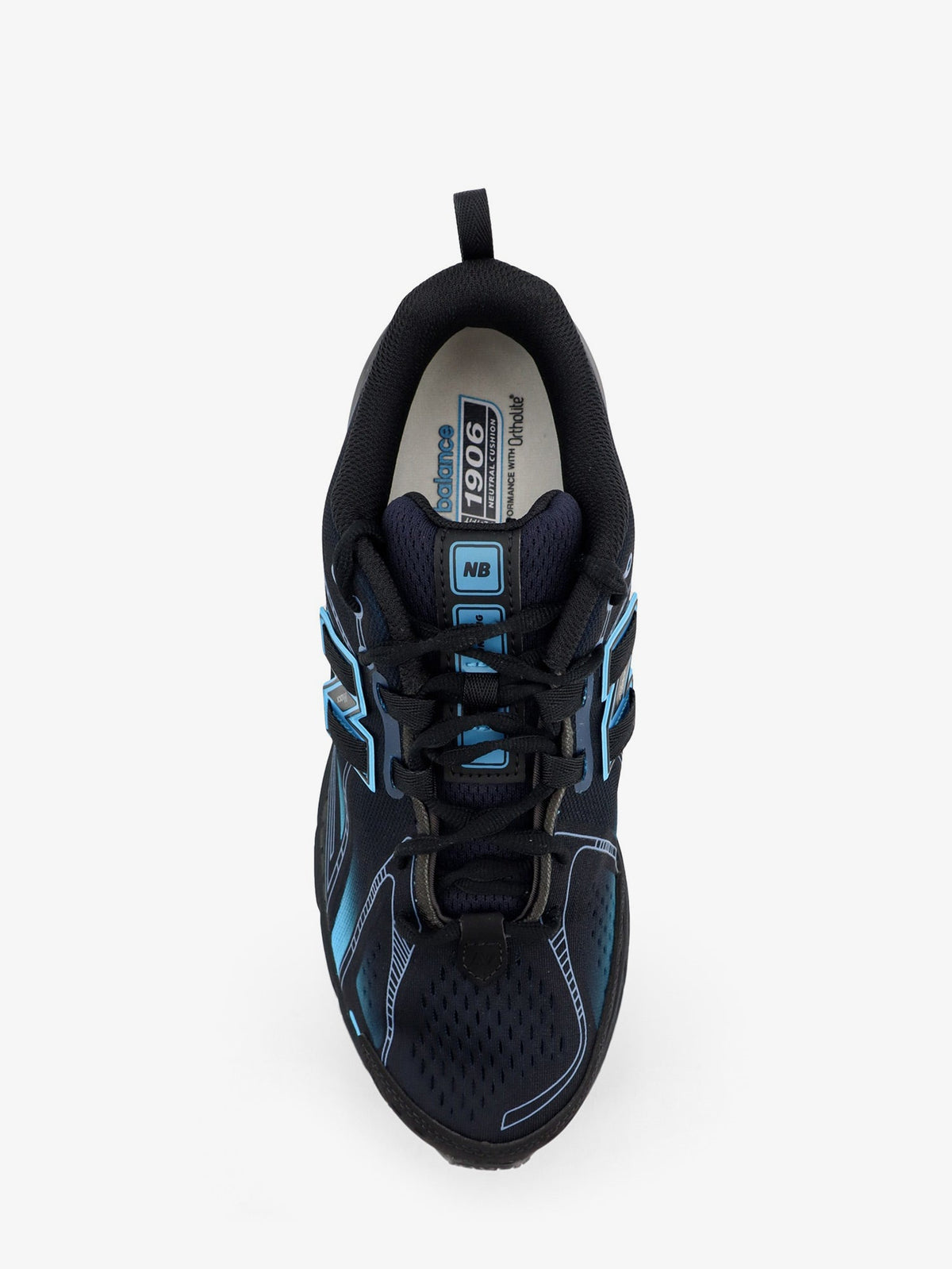 New Balance U1906 technical fabric sneakers with iconic side logo - Black