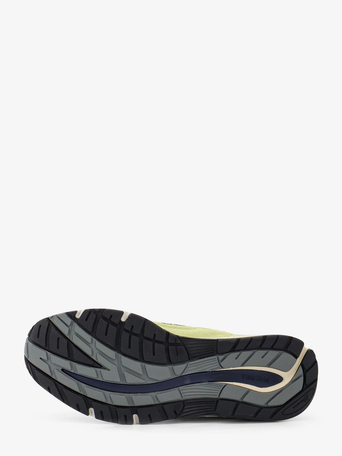 New Balance Mesh and suede sneakers with side logo - Green