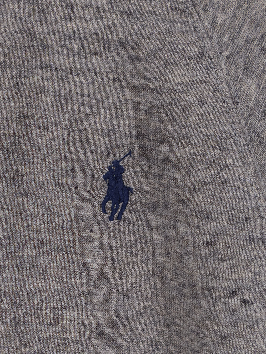 Polo Ralph Lauren Cotton blend sweatshirt with embroidered logo - Darkvintageheather