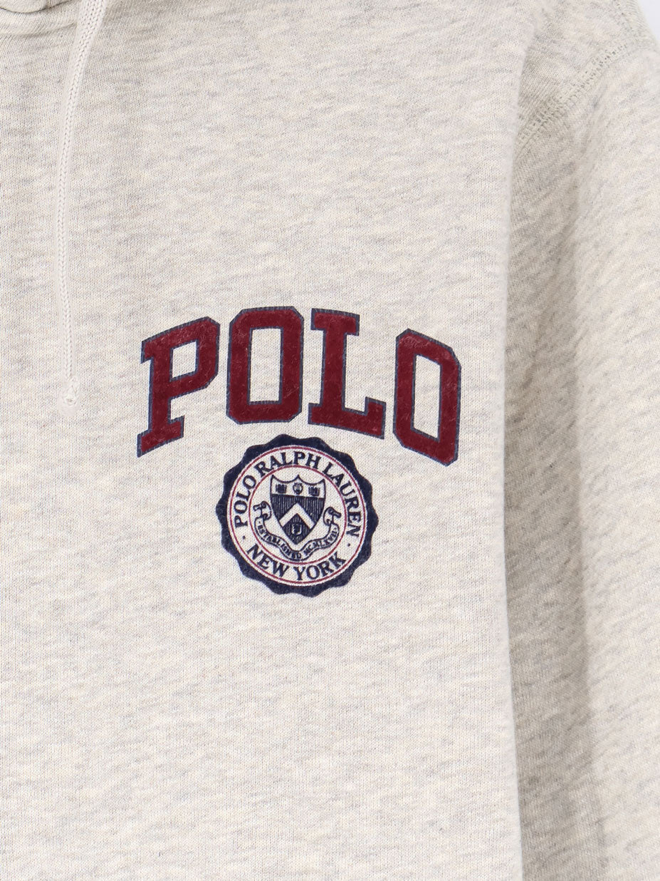 POLO RALPH LAUREN - Cotton blend sweatshirt with hood