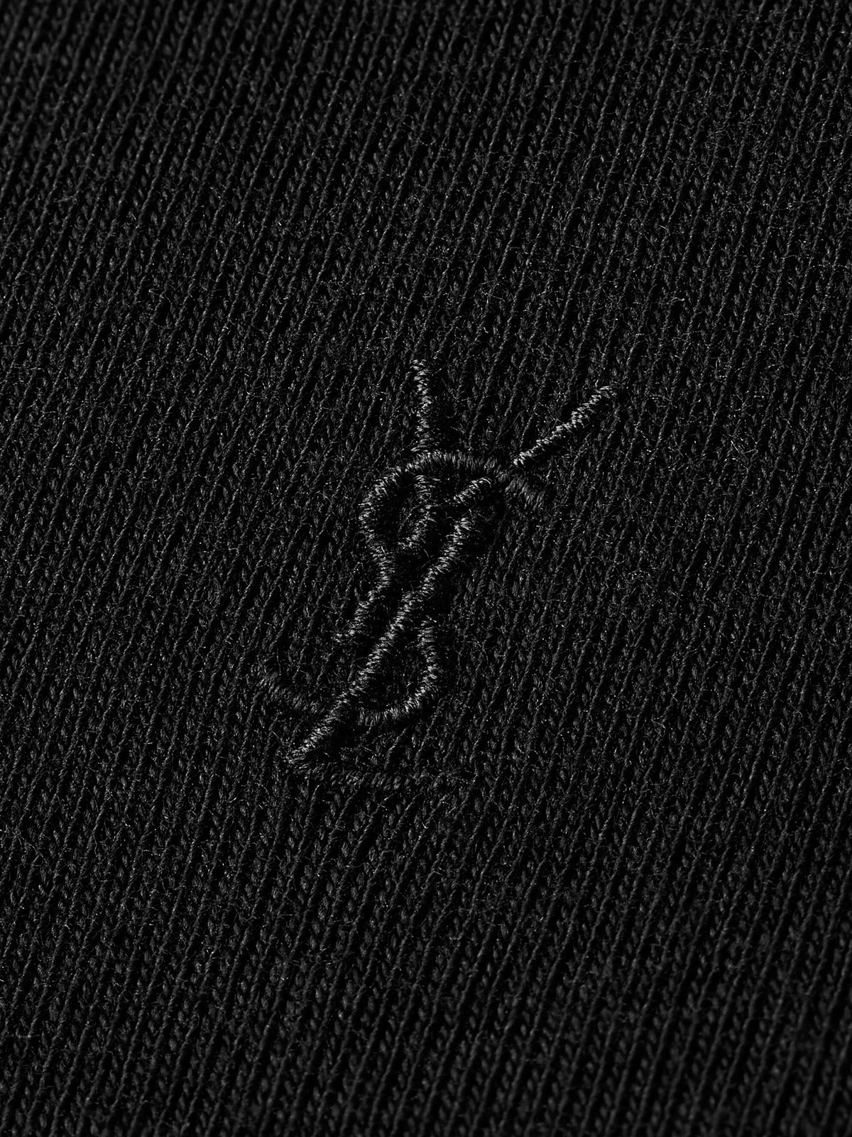 Saint Laurent Cassandre certified cotton t-shirt - Noir