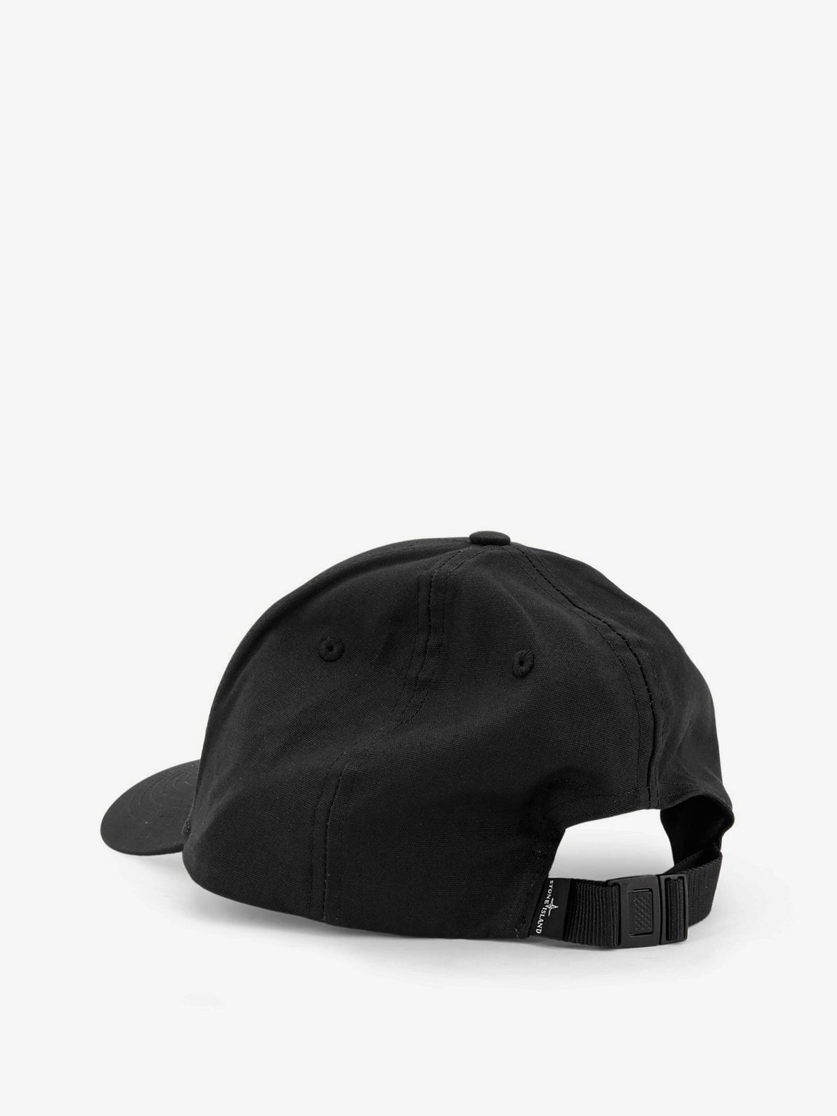 Stone Island Cotton hat with logo on the front - Black