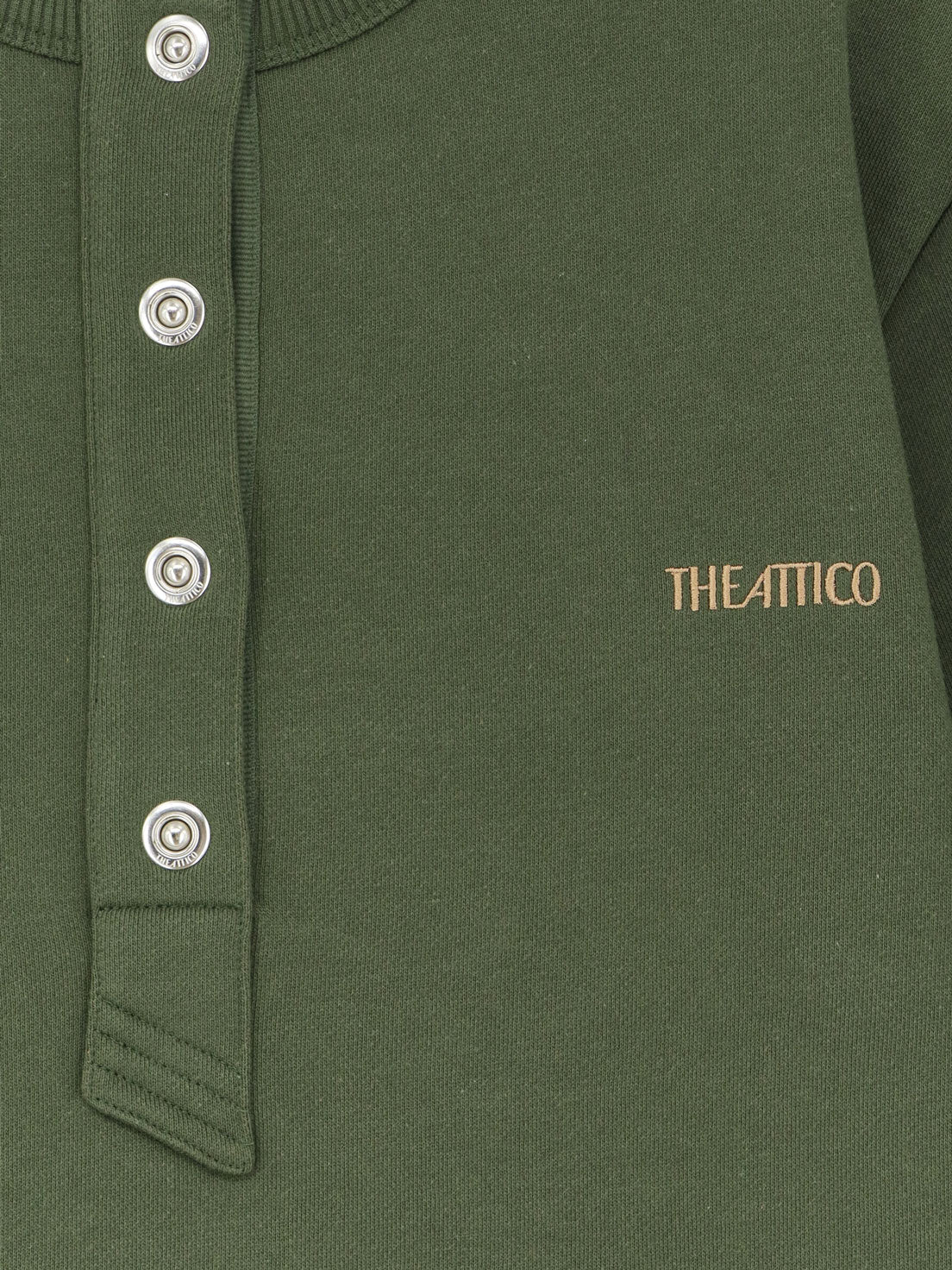 The Attico Cotton sweatshirt - Forestgreen