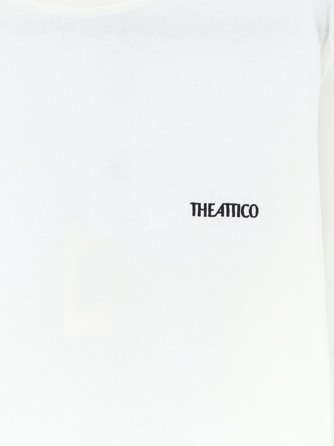 The Attico Oversized cotton T-shirt - White