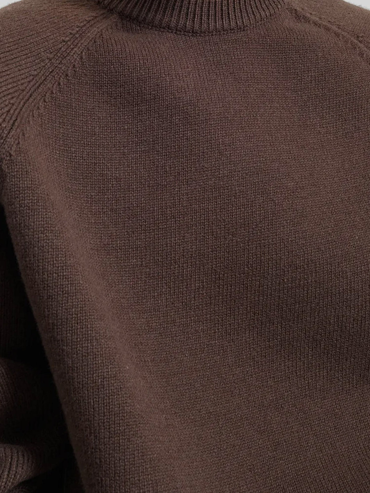 The Frankie Shop Lina wool blend sweater - Brown