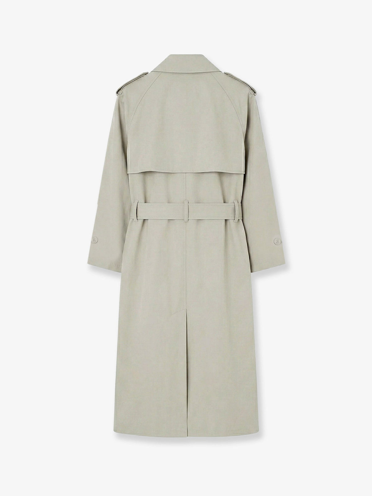 The Frankie Shop Riva cotton blend trench coat - Lightbeige