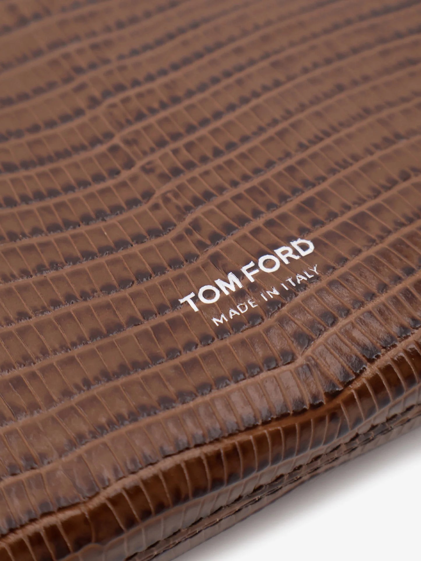 TOM FORD - Leather clutch