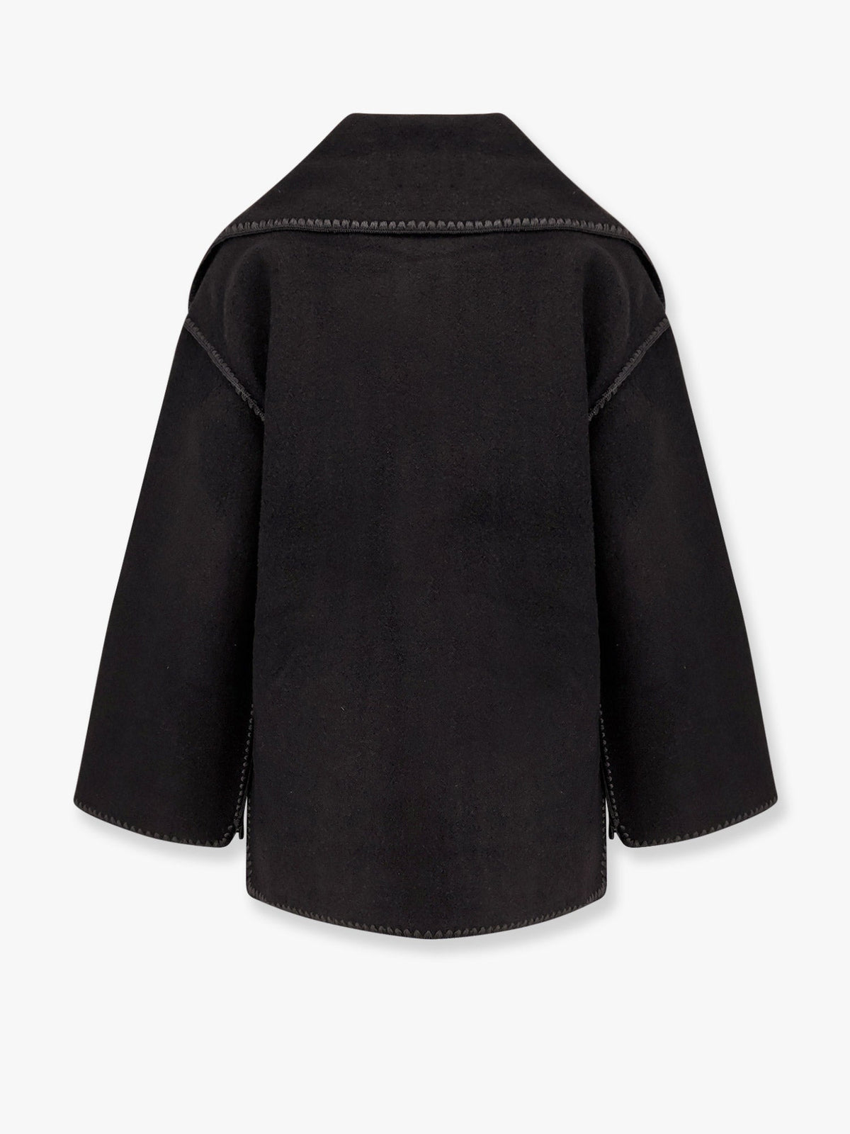 Toteme Embroidered Scarf Jacket in wool blend - Black