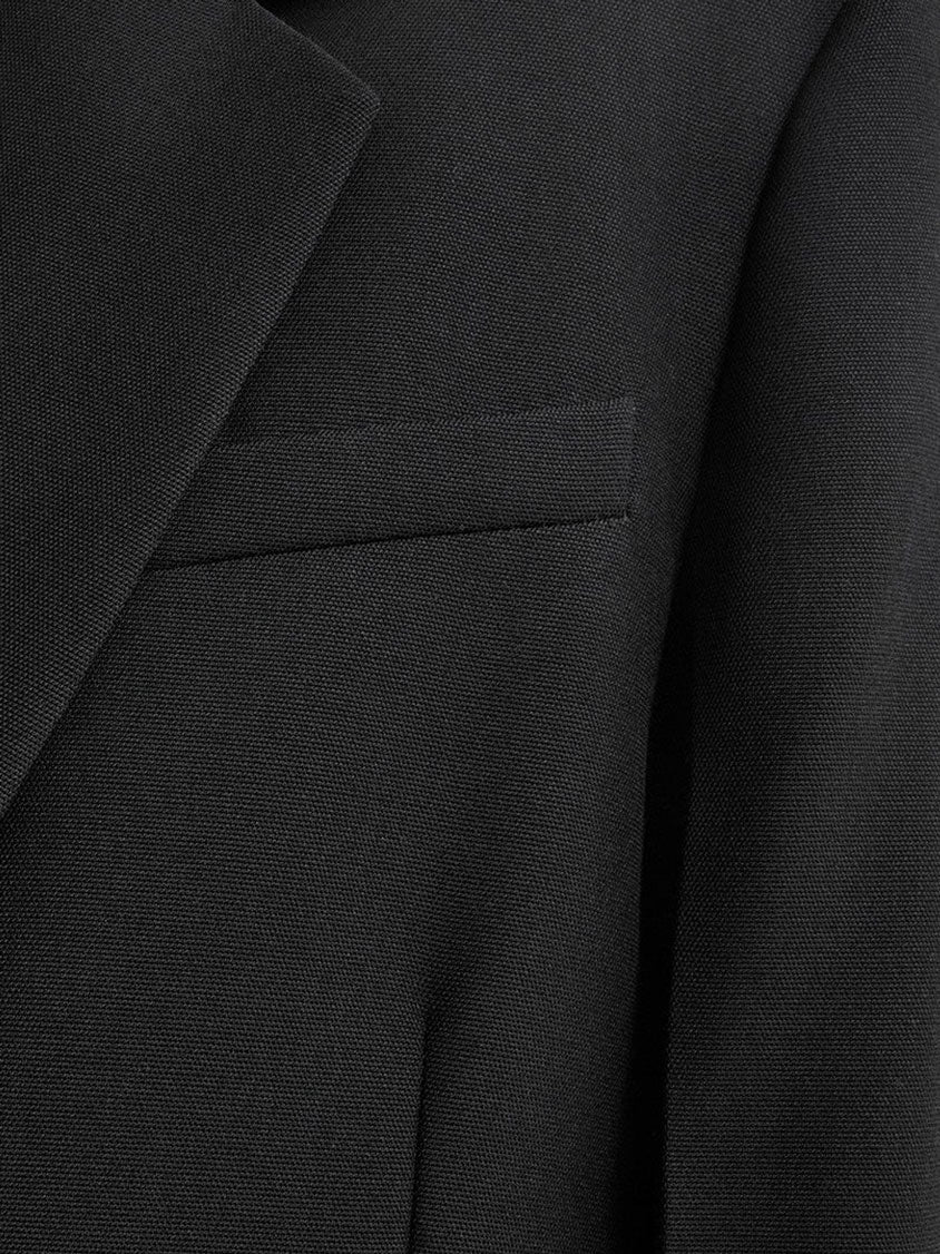 Toteme Tailored wool blend blazer - Black