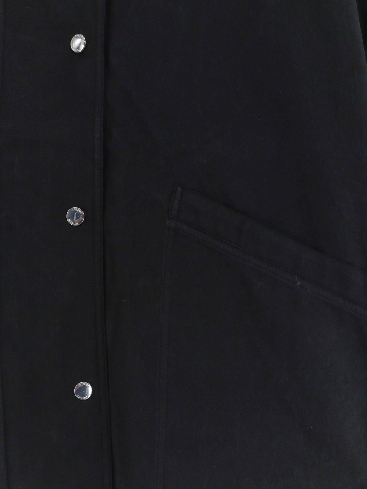 Toteme Summer cotton blend jacket - Black