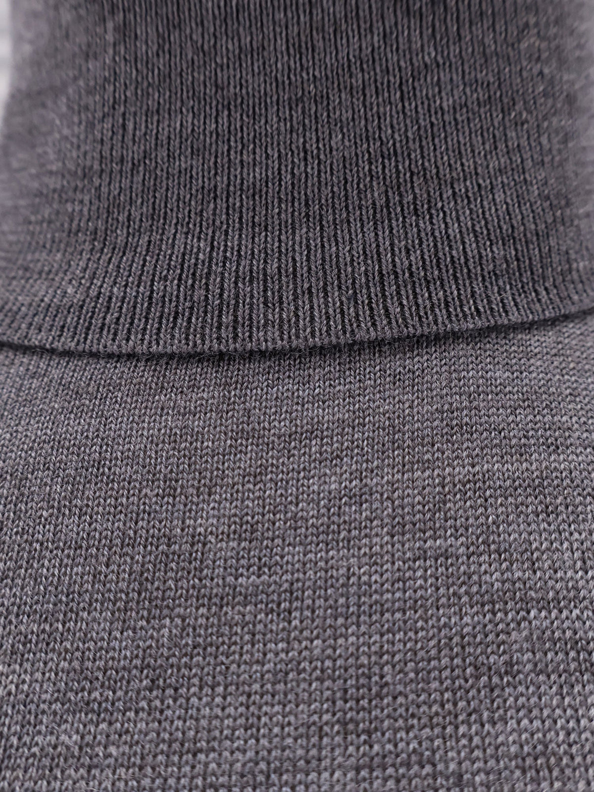 Toteme Wool and silk turtleneck - Mid Grey Melange