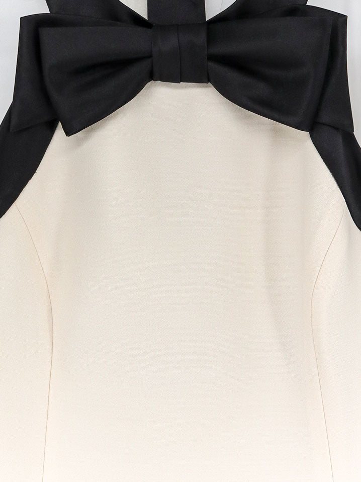 Valentino Mini dress with bow detail - Vaniglianero
