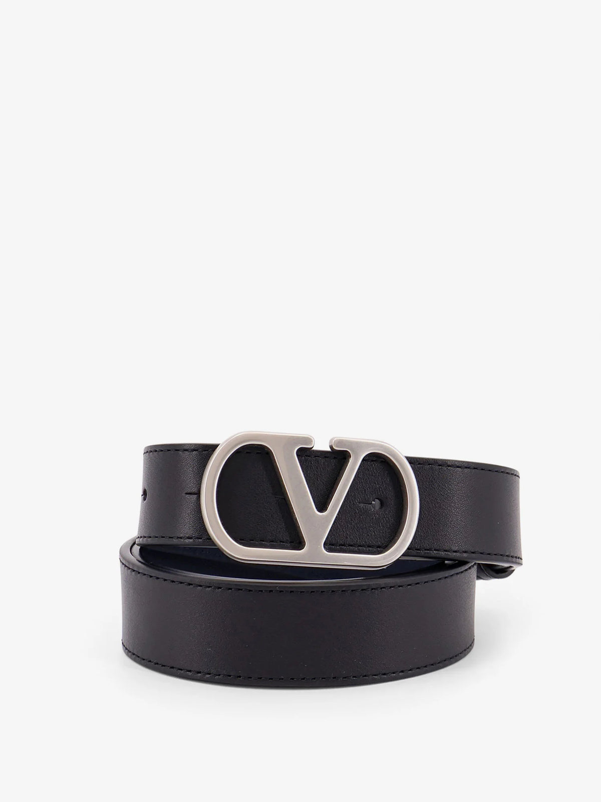 VALENTINO GARAVANI - Vlogo leather reversible belt