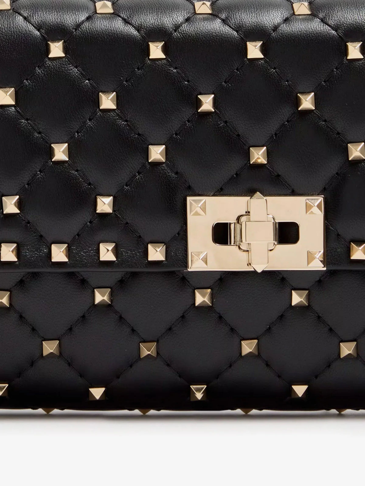 VALENTINO GARAVANI - Rockstud Spike leather crossbody bag with iconic all-over studs