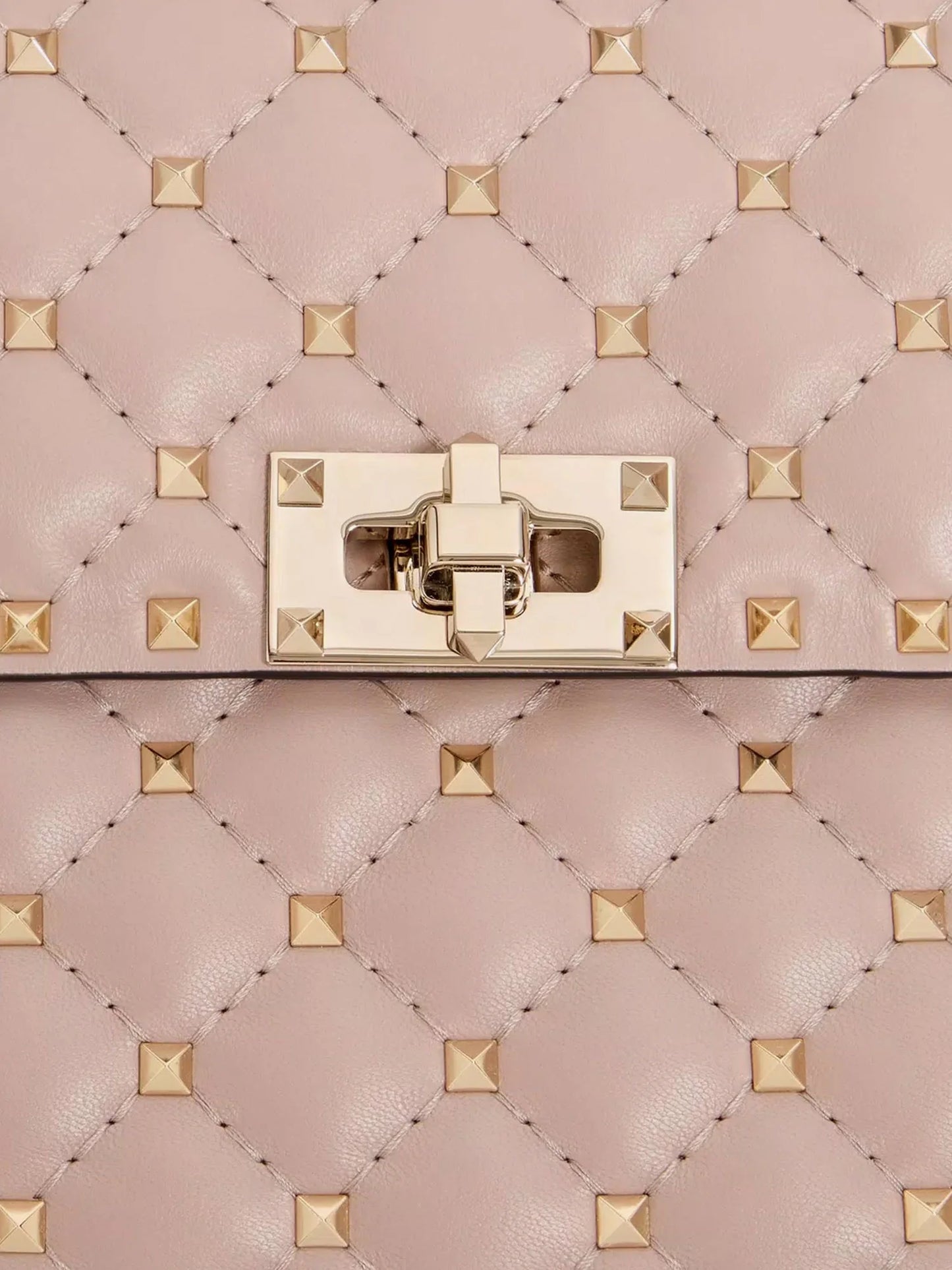 VALENTINO GARAVANI - Rockstud Spike leather crossbody bag with iconic all-over studs