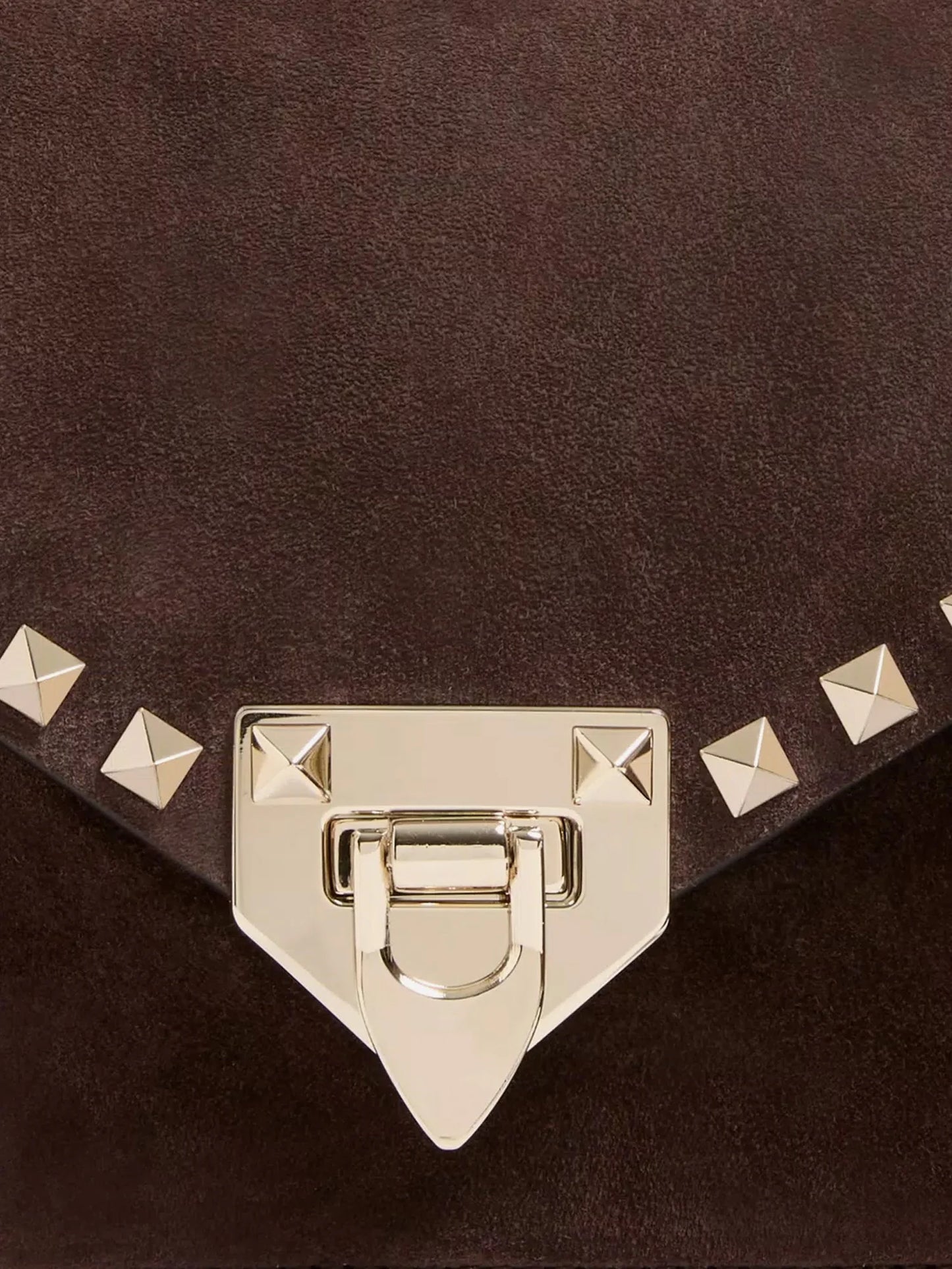 VALENTINO GARAVANI - Rockstud suede crossbody bag