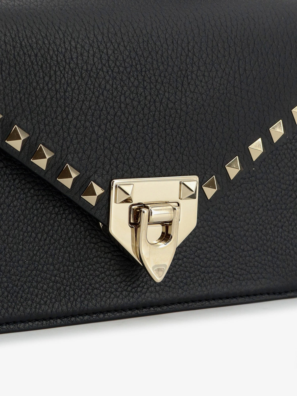 Valentino Garavani Rockstud leather crossbody bag with stud detail - Nero