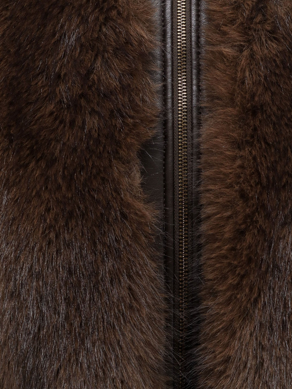 Zimmermann Valiant Faux Fur Jacket - Brown
